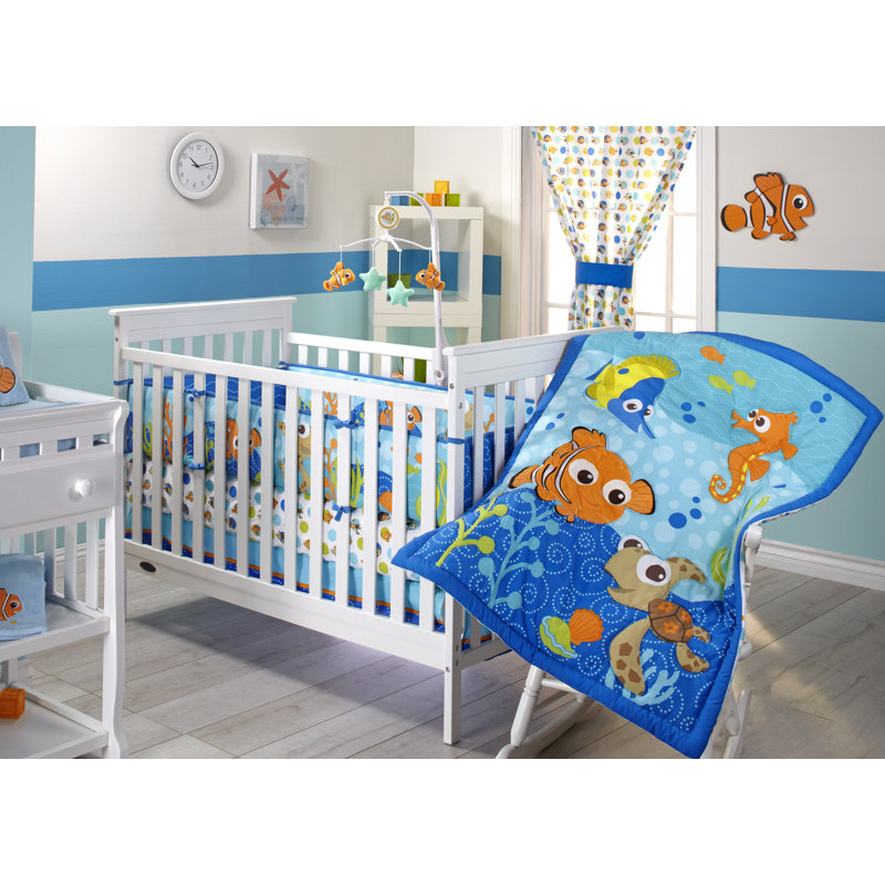 Disney Finding Nemo Traditional Padded Crib Bumper & Reviews Wayfair